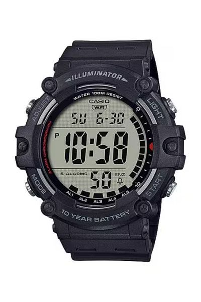 Casio ساعة كاسيو الرقمية للرجال بمينا أسود - AE-1500WH-1AVDF