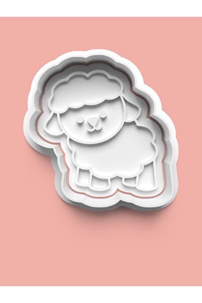 AKTASTORE قالب بسكويت على شكل خروف وقالب عجينة السكر