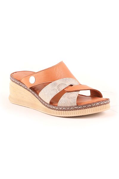 Mammamia 1265 Women's Leather Slippers