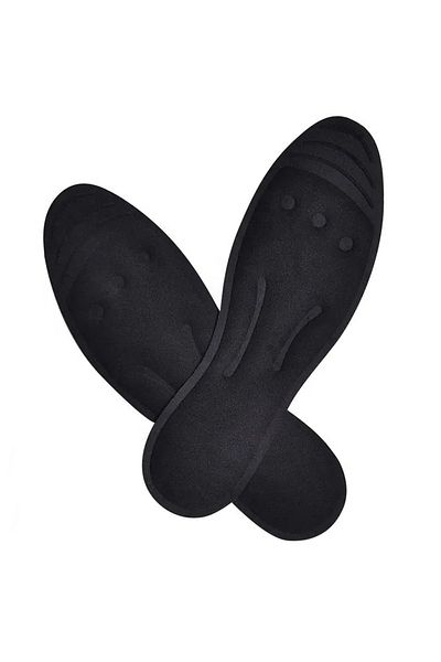zenifique Set of 2 Orthopedic Insoles with Incorporated Liquid Gel Layer, Zenifique, Black, Size 44-45
