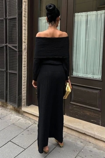 THE VOLER Madonna Collar Skirt Suit 10078