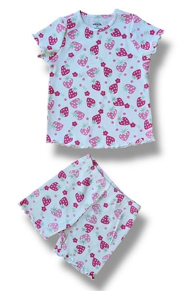 Fuar Baby 100% Cotton Camisole Girl's Shorts Set – Summer 2-6 Years