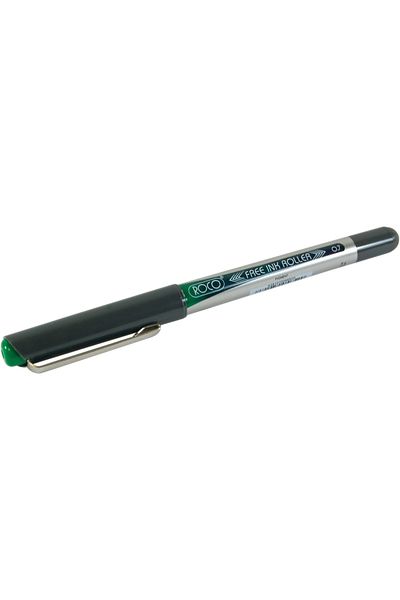 Roco Free Ink Roller Pen Green
