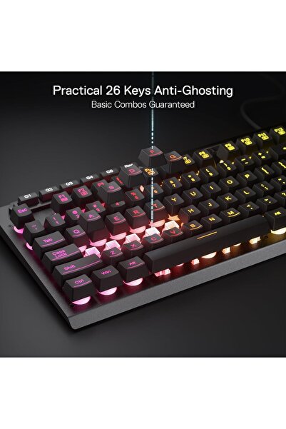 REDRAGON K513 RGB Membrane Gaming Keyboard (104 Keys)
