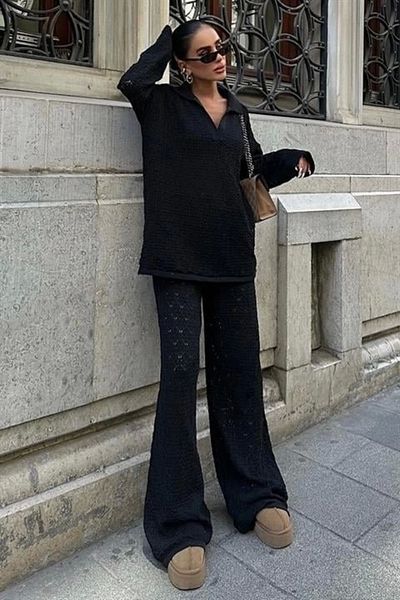 Miracle Omni Nolan Regular Openwork Trouser Suit 9885