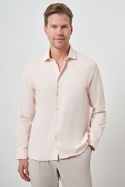 Morven Men's Puppy Slim Fit Italian Collar Shirt