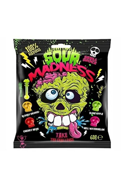 blue drops Bomboane Acre Sour Madness Skull Shock 60g