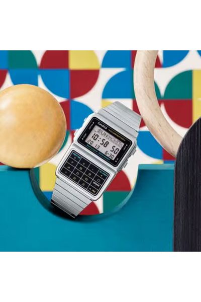 Casio ساعة كاسيو الرقمية للرجال بمينا رمادي - DBC-611-1D
