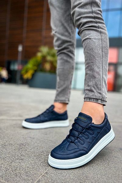 TB Terzi Bey Tb040 Cbt C-Rey Men's Shoes Navy Blue
