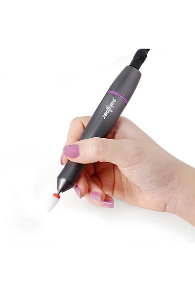 zenifique Manicure-Pedicure Nail File, Zenifique®, USB Cable Power Supply, 30000 Rpm, Gray