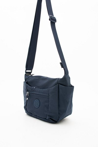 Elnara Sanmorris Women's Small Size 5 Compartment Water Resistant Parachute Fabric Cross Strap Shoulder Bag