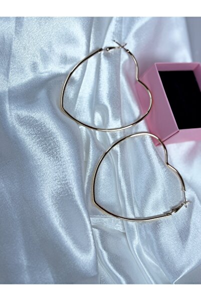 DORA-SS Küpe kalp detaylı halka yeni sezon trend