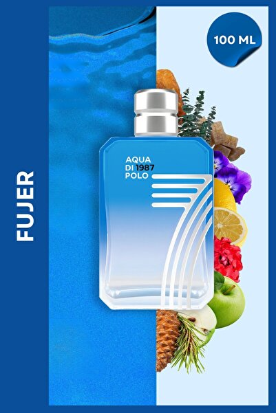 Aqua Di Polo 1987 No.7 EDP Erkek Parfüm 100 ml | Fujer | Limon, Deniz Notalar...