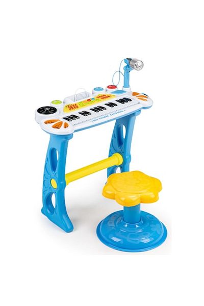 ideal STORE Orga Electrica cu Microfon Blue Singer