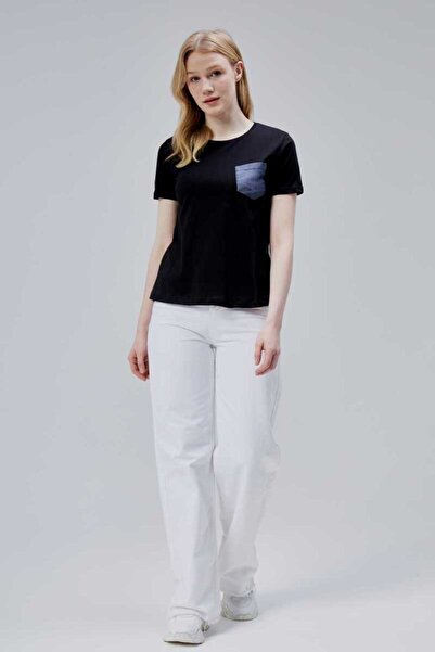 DOSXX Isabel Women's T-Shirt 1St Quality 100% Cotton Combed Cotton Slit Pocket Tshirt