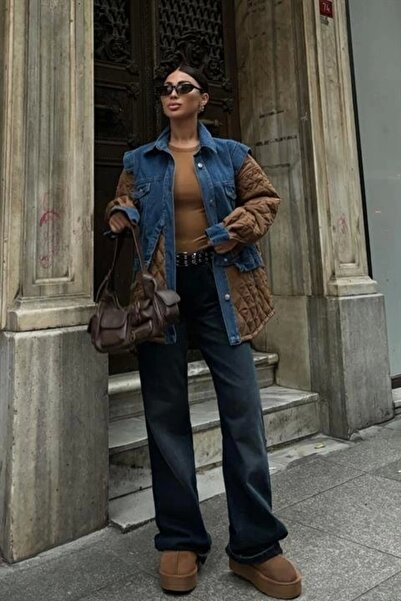 THE VOLER GACHA Дънки с капитонирана подплата 7071