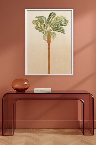 HOMEPACK Single Wooden Framed Painting Single Piece Poster Painting Tkkarina-29