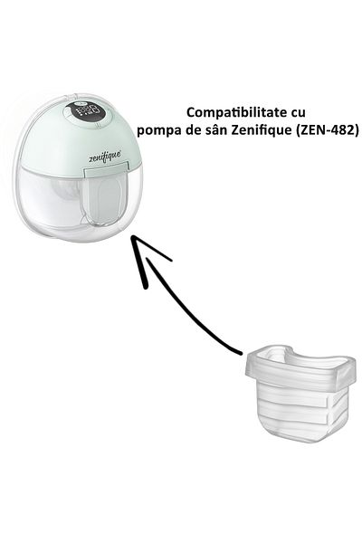 zenifique Diafragma Pentru Pompa De San Zenifique Zen-482, Din Silicon, Transparenta