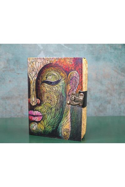 alsepeteavm Δερμάτινο σημειωματάριο Buddha Ksk3123