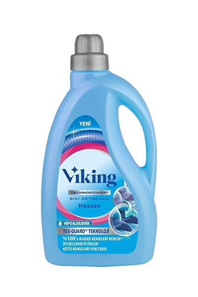 Viking TECHNOPOWER Sıvı Çamaşır Deterjanı Hassas 2.7 lt 1 Adet