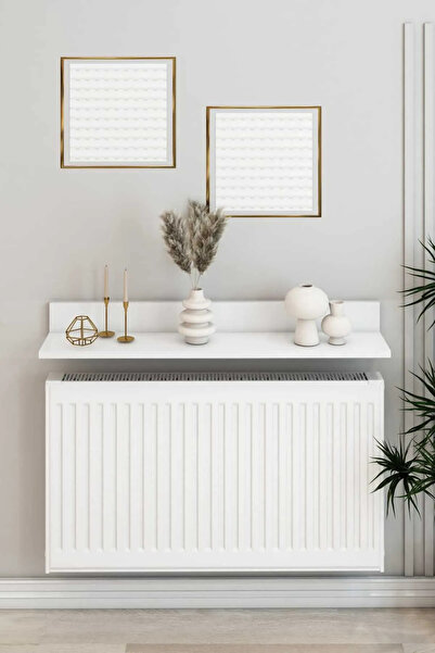 Remaks Petek Üstü Raf Dresuar Kalorifer Peteği Rafı Kitaplık Duvar Rafı Beyaz...