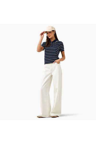 Lee Cooper Rib Polo Tee