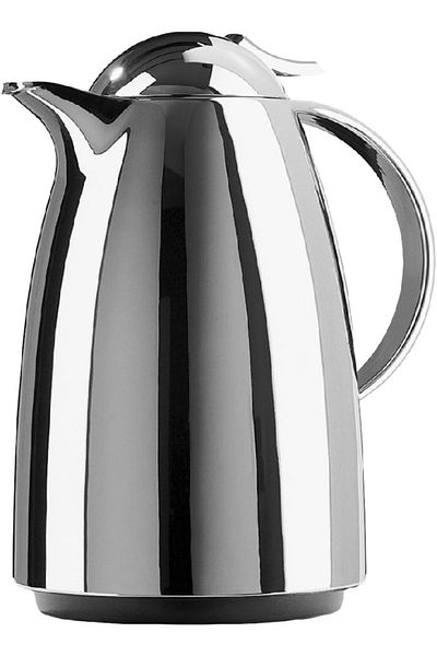 emsa Auberge Quick-Tip Vacuum Flask, 1.5L, Chrome – Stylish, Durable & High-Performance Carafe