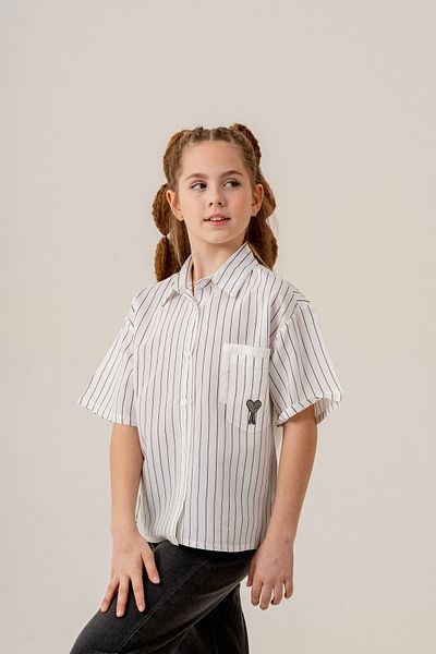 GİYİCEM TEKSTİL Cămașă cu mânecă scurtă pentru fete 3170