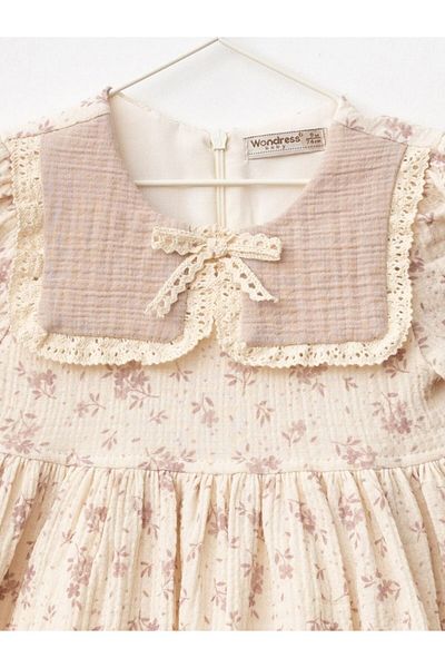 Cherrys Bebek Floral Muslin Dress