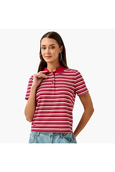 Lee Cooper Rib Polo Tee