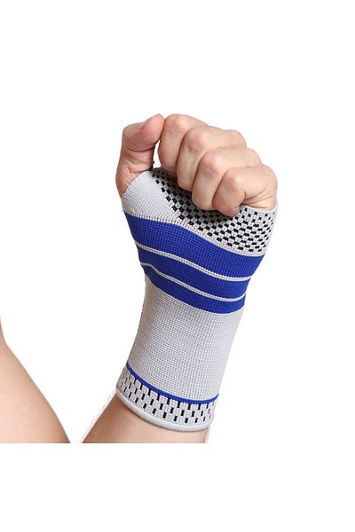 zenifique Zenifique® Hand and Wrist Support Set of 2, Silicone, Blue-Grey, Size L