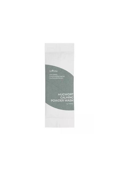 Isntree ISNTREE MUGWORT CALMING POWDER WASH 1g 25 bucăți - Pudră de spălare a feței