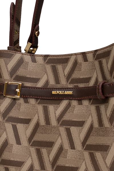 U.S. Polo Assn. Coffee Women Shoulder Bag Us25516