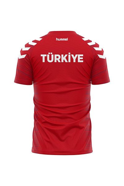 hummel National Team Line Camping T-Shirt Red