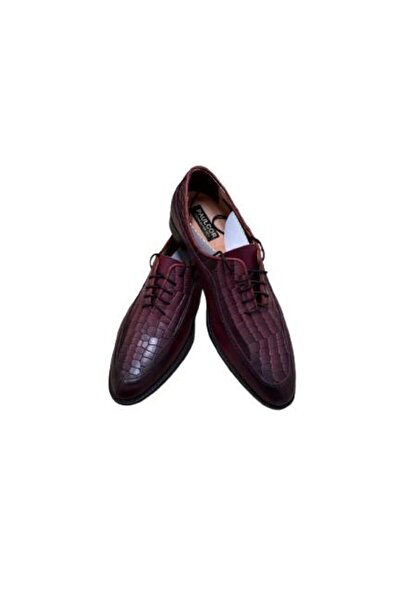 Antonelli Pantofi eleganți pentru bărbați, Grena, piele naturală, mărimea 43