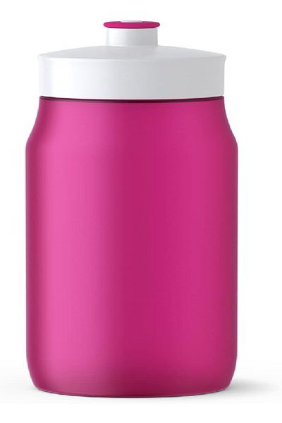 emsa Plastic Drinking Bottle, Pink, 6.5 x 21.9 cm – Lightweight, Leakproof & BPA-Free