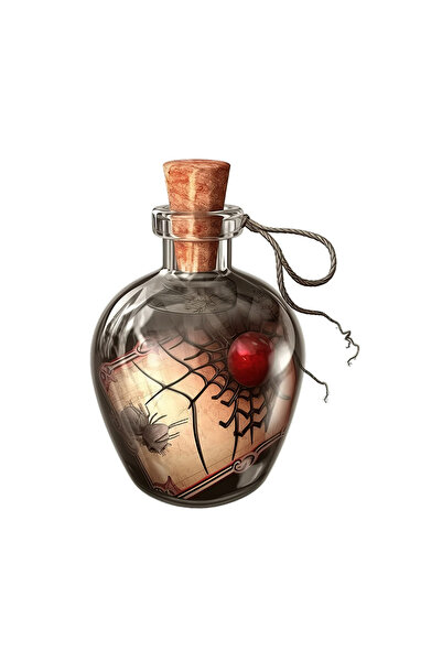 INOVATIX Set de 8 autocolante de Halloween, sticlă de poțiune magică Topaz cu...