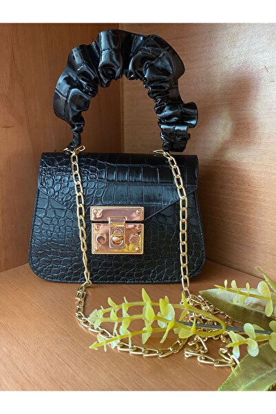 ŞİMŞEK KIRTASİYE BİJUTERİ MİNİK ZİNCİR ASKILI EL VE OMUZ ÇANTASI