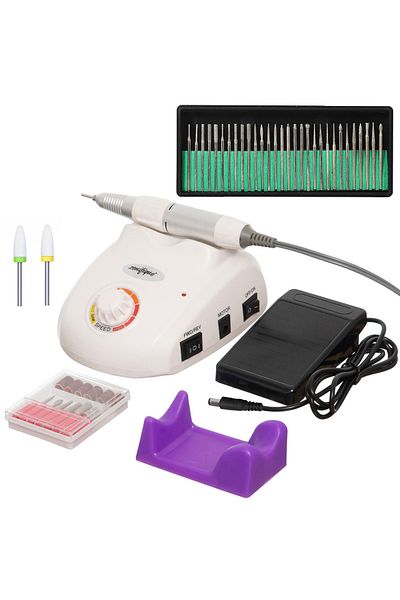 zenifique Professional Nail File, Zenifique® Brand, Electric False Nail File 35000 Rpm, 38 Heads