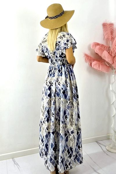 FashionForYou ISHANI long dress, with silky look and decorative tassels, Grey, Size S/M/L, S/M/L