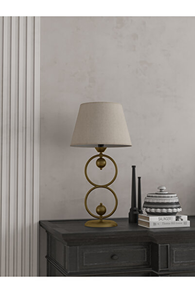 avizade Monarq-Tumbled Case White Hat Table Lamp | Office, Home, Decorative Lighting - E27
