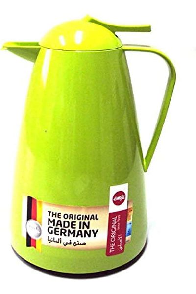 emsa Salsa Quick Tip Vacuum Flask, 1L, Light Green – High-Gloss, Stylish & Handy
