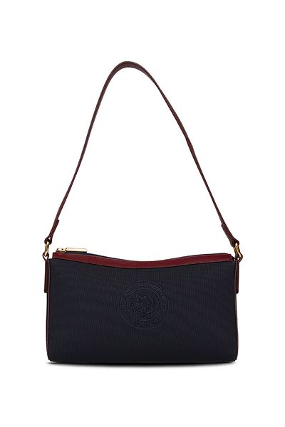 U.S. Polo Assn. Navy Blue-Claret Red Women's Shoulder Bag Us25676