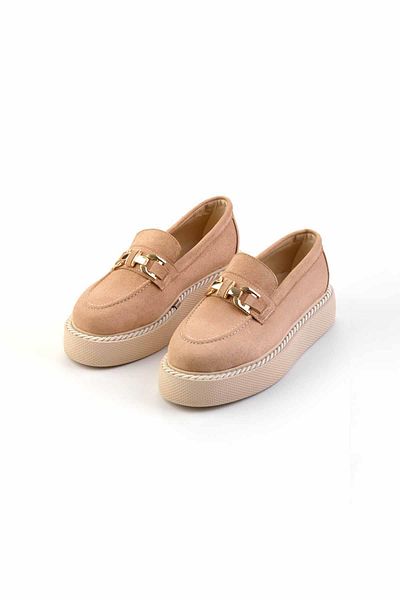 Bambi Дамски мокасини, цвят камила, K01192180002