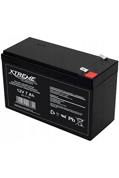 Blow Acumulator AGM, 12V, 7 Ah, Negru