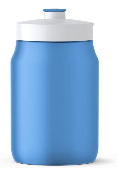 emsa Squeeze Bottle 0.6L, Blue – Lightweight PE Plastic, Leakproof & Easy to Use