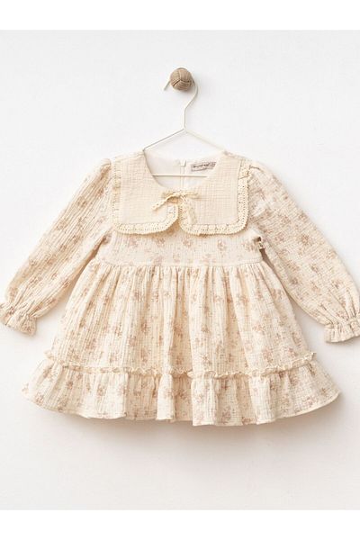 Cherrys Bebek Floral Muslin Dress