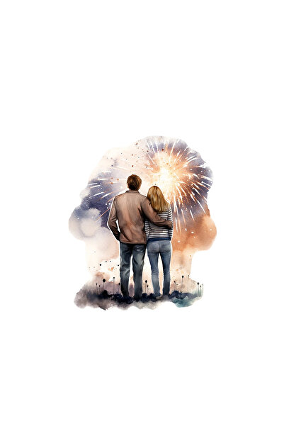 INOVATIX Set de 8 bucăți, autocolant cu iubitorii de artificii, INOVATIX®. 6 cm