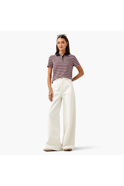 Lee Cooper Rib Polo Tee