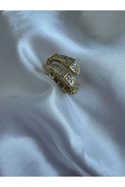 Petra Jeweils Petra Snake Gold Steel Ring